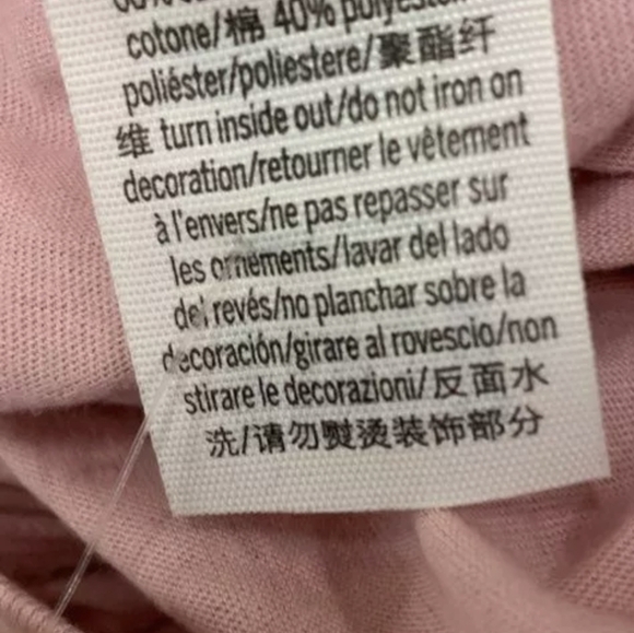 NWT PINK Victoria's Secret Women's Pink V Neck Tee Shirt Size XS MSRP $39.95 - Picture 2 of 4